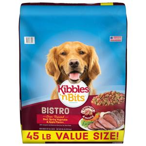 Kibbles 'N Bits Oven Roasted Beef Dog Food 45lb