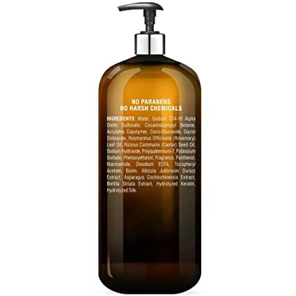 Hair Growth Shampoo with Biotin - DHT Blocker - 16oz