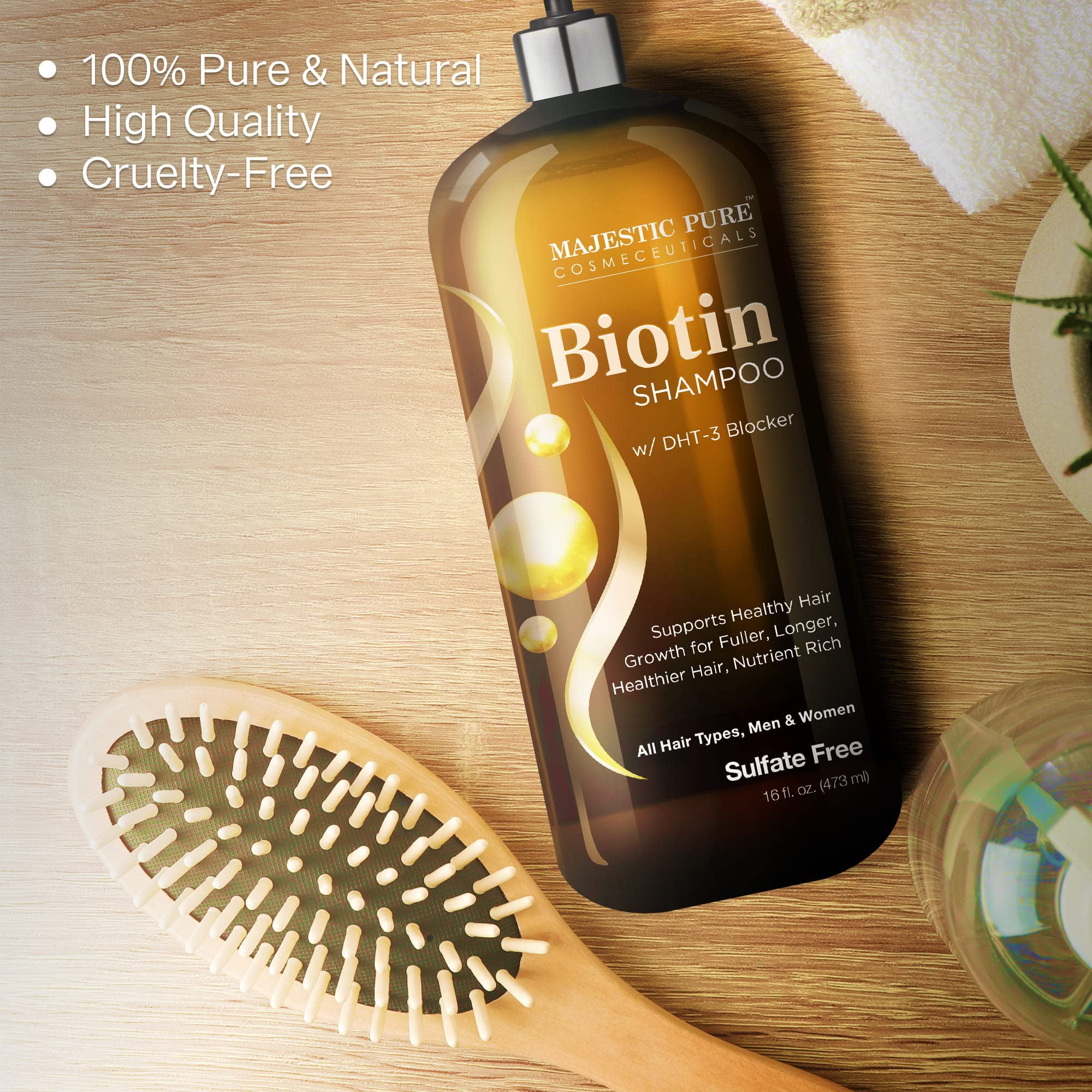 Hair Growth Shampoo with Biotin - DHT Blocker - 16oz