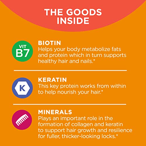 OLLY Hair Softgels for Stronger, Fuller Hair