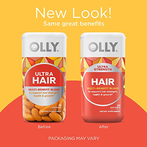OLLY Hair Softgels for Stronger, Fuller Hair