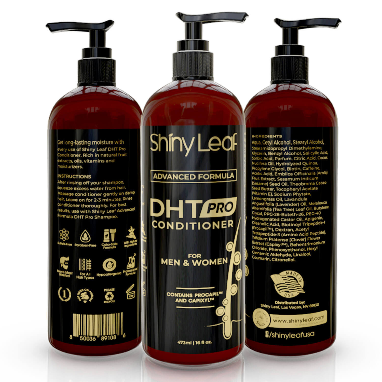 DHT Pro Shampoo and Conditioner Set - 16oz