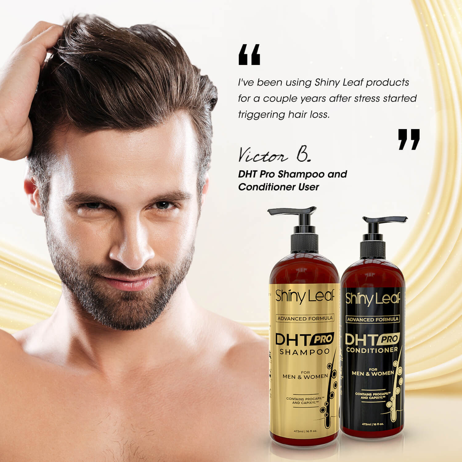 DHT Pro Shampoo and Conditioner Set - 16oz