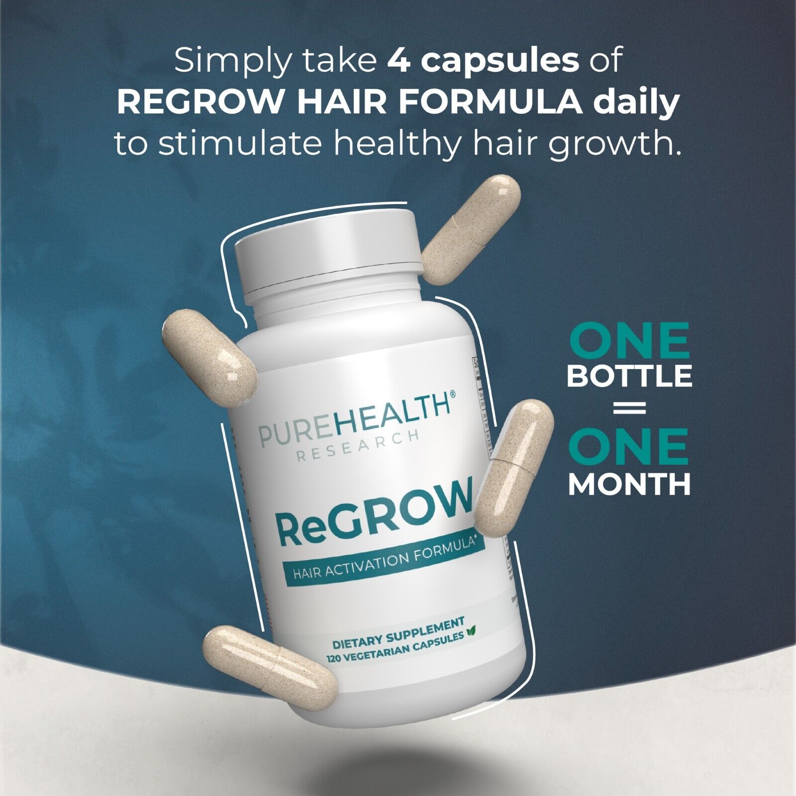 ReGrow Hair Growth Vitamins with Biotin - 3 Pack