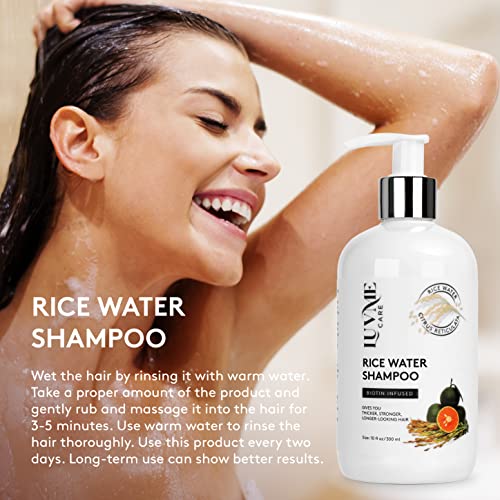 Luv Me Care Rice Water Hair Growth Shampoo