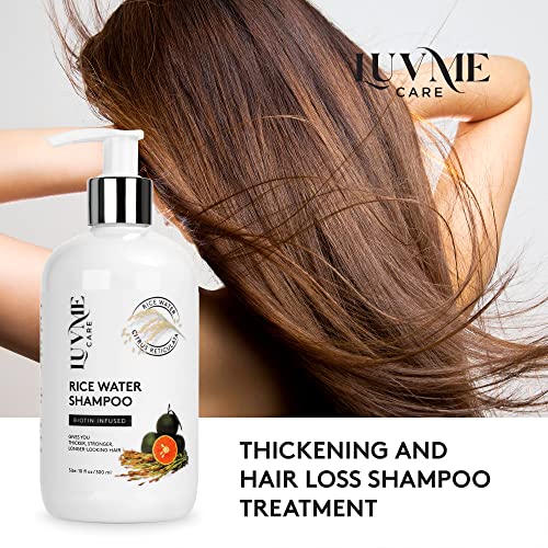 Luv Me Care Rice Water Hair Growth Shampoo