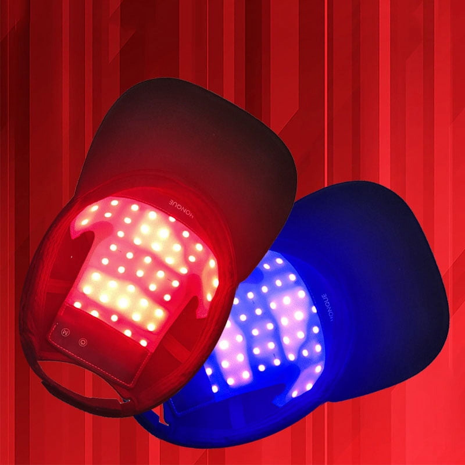 Red and Blue Light Therapy Hair Growth Helmet