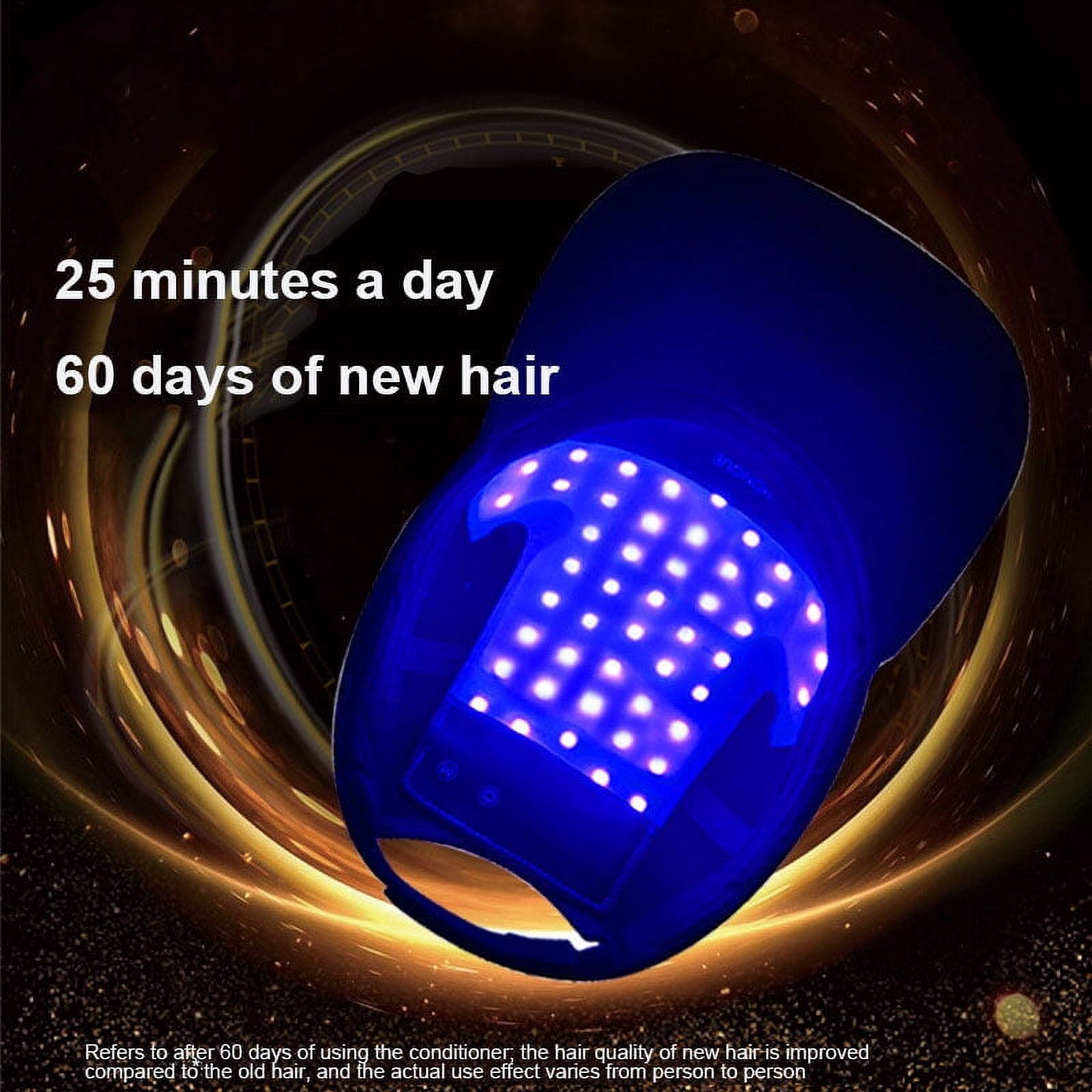 Red and Blue Light Therapy Hair Growth Helmet