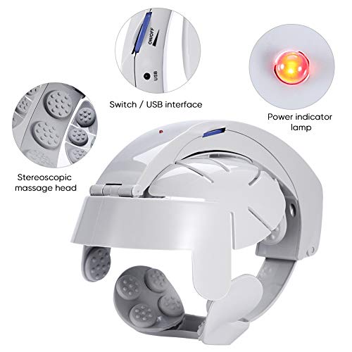 Vibrating Scalp Massager for Stress Relief & Hair Support