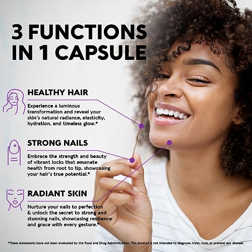 Biotin, Collagen & Keratin Hair Growth Support Capsules