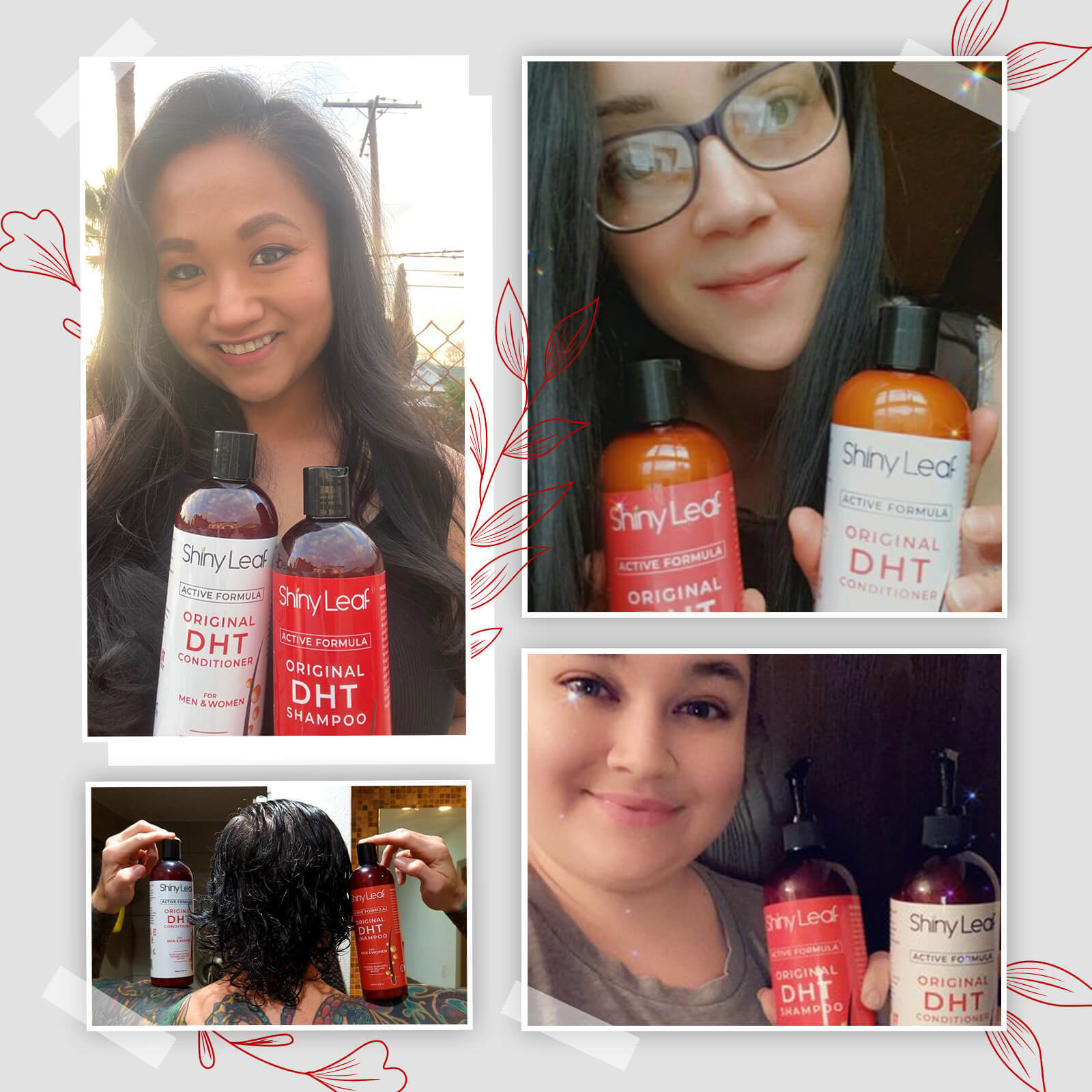 DHT Blocker Shampoo & Conditioner Set with Biotin