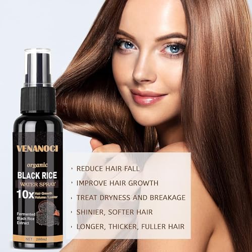 Vegan Hair Growth Serum and Rice Water Spray