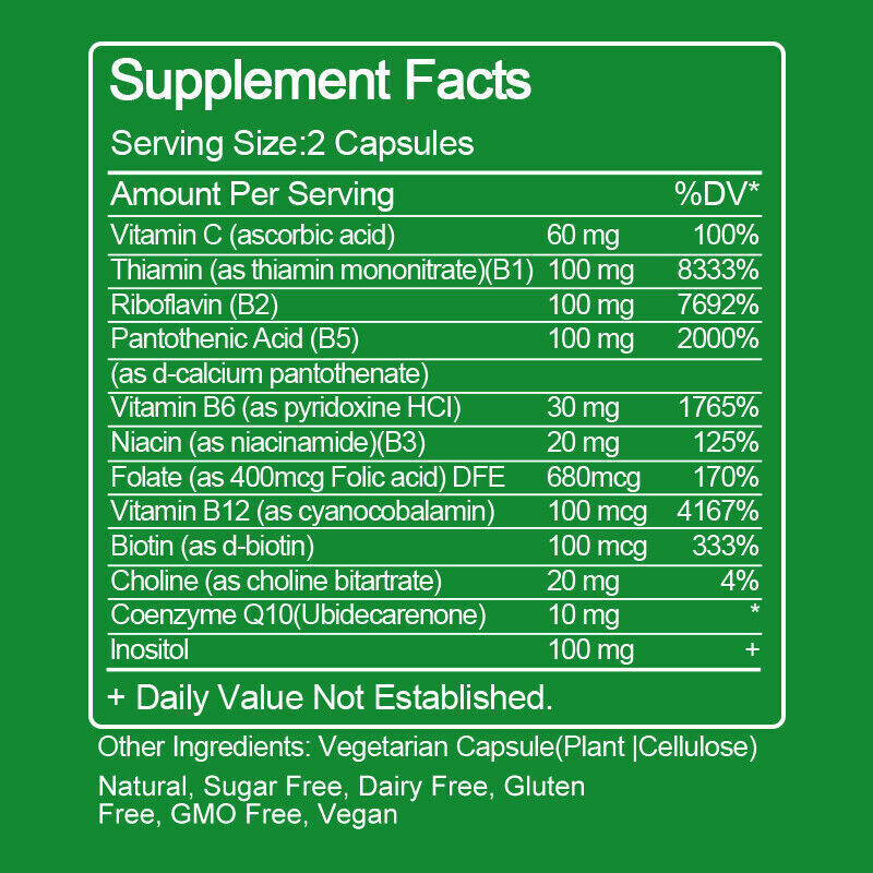 Hair Growth Vitamins for Men & Women - 60 Caps