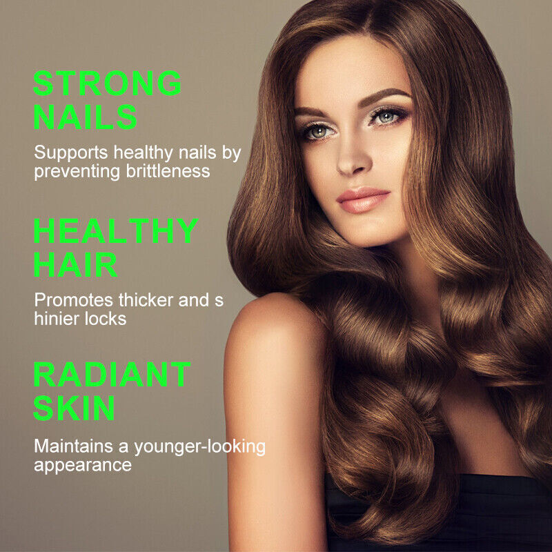 Hair Growth Vitamins for Men & Women - 60 Caps