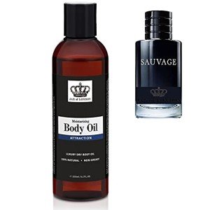 Jax of London 200ml Attraction Body Oil for Men