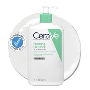 CeraVe Foaming Cleanser with Niacinamide for Oily Skin
