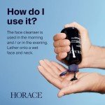 Horace Unscented Face Cleanser Gel for Men