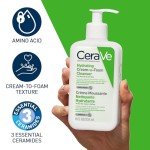 CeraVe Hydrating Cream-to-Foam Cleanser for Dry Skin