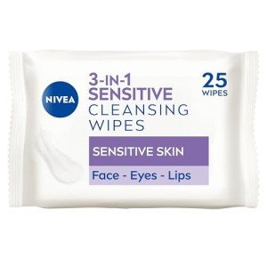 NIVEA Sensitive 3in1 Cleansing Wipes for Makeup