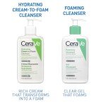 CeraVe Hydrating Cream-to-Foam Cleanser for Dry Skin