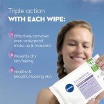 NIVEA Sensitive 3in1 Cleansing Wipes for Makeup