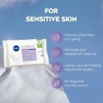 NIVEA Sensitive 3in1 Cleansing Wipes for Makeup