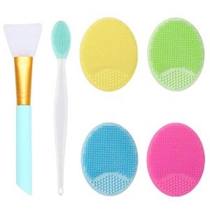 OBSCYON Silicone Face Scrubber and Cleansing Set