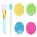OBSCYON Silicone Face Scrubber and Cleansing Set