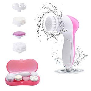 Electric Facial Cleansing Brush Set for Teens - Pink