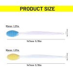 4-Pack Double-Sided Silicone Lip and Face Brushes