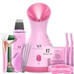 Facial Steamer Spa Kit with 17 Skin Care Tools