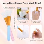 6-Piece Silicone Face Scrubber Set for All Skin Types