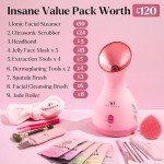 Facial Steamer Spa Kit with 17 Skin Care Tools