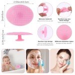 6-Piece Silicone Face Scrubber Set for All Skin Types