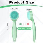 3-Pack Silicone Facial Cleansing Brushes for Skincare