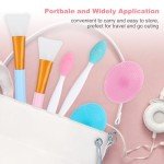 6-Piece Silicone Face Scrubber Set for All Skin Types