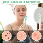 3-Pack Silicone Facial Cleansing Brushes for Skincare