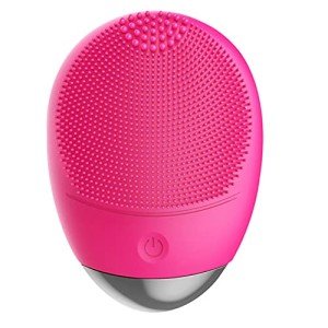 Rose Electric Silicone Facial Cleanser Brush