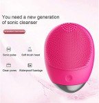 Rose Electric Silicone Facial Cleanser Brush
