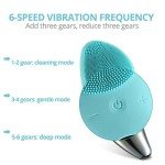 SONGQEE Waterproof Sonic Facial Cleansing Brush