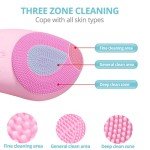 SONGQEE Waterproof Sonic Facial Cleansing Brush