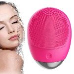 Rose Electric Silicone Facial Cleanser Brush