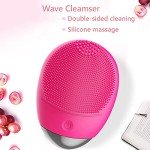 Rose Electric Silicone Facial Cleanser Brush
