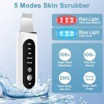 Ultrasonic Facial Skin Scrubber & Blackhead Remover