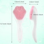 2 Pack Silicone Face Scrubber for Cleansing Skin