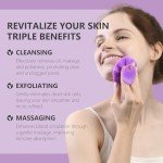 Silicone Face Scrubber - 2 Pack for Sensitive Skin