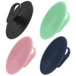 4 Pack Silicone Face Scrubber Set for All
