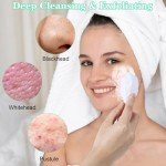 2 Pack Silicone Face Scrubber for Cleansing Skin