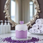 Cute Purple Foam Cleanser Cup for Travel