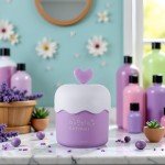 Cute Purple Foam Cleanser Cup for Travel